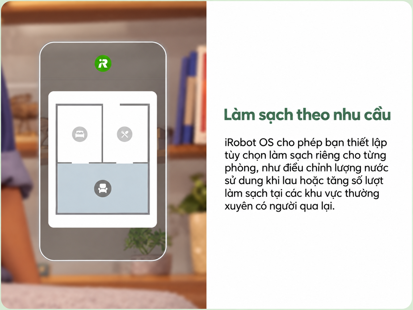 tyuyf chỉnh làm sạch từng phòng