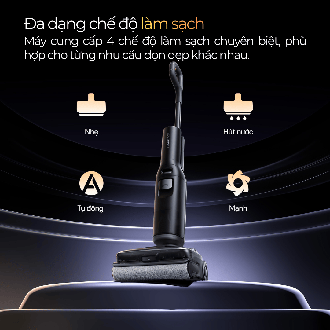 đa dạng chế độ lau nhà