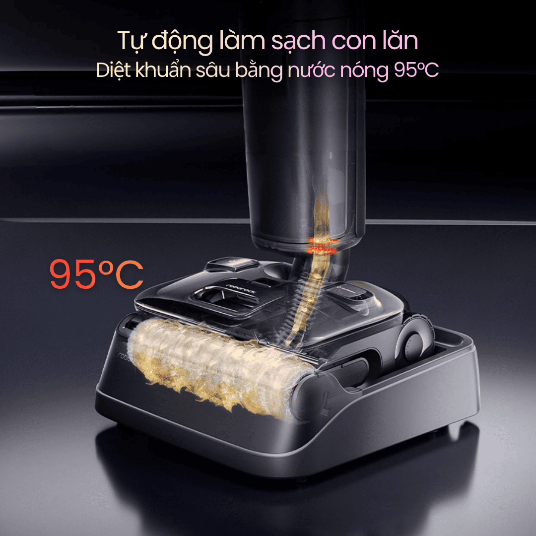 Tự Giặt & Sấy Con Lăn 95°C