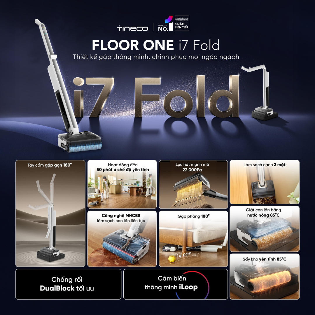 Tineco Floor One i7 Fold - BH 24Th