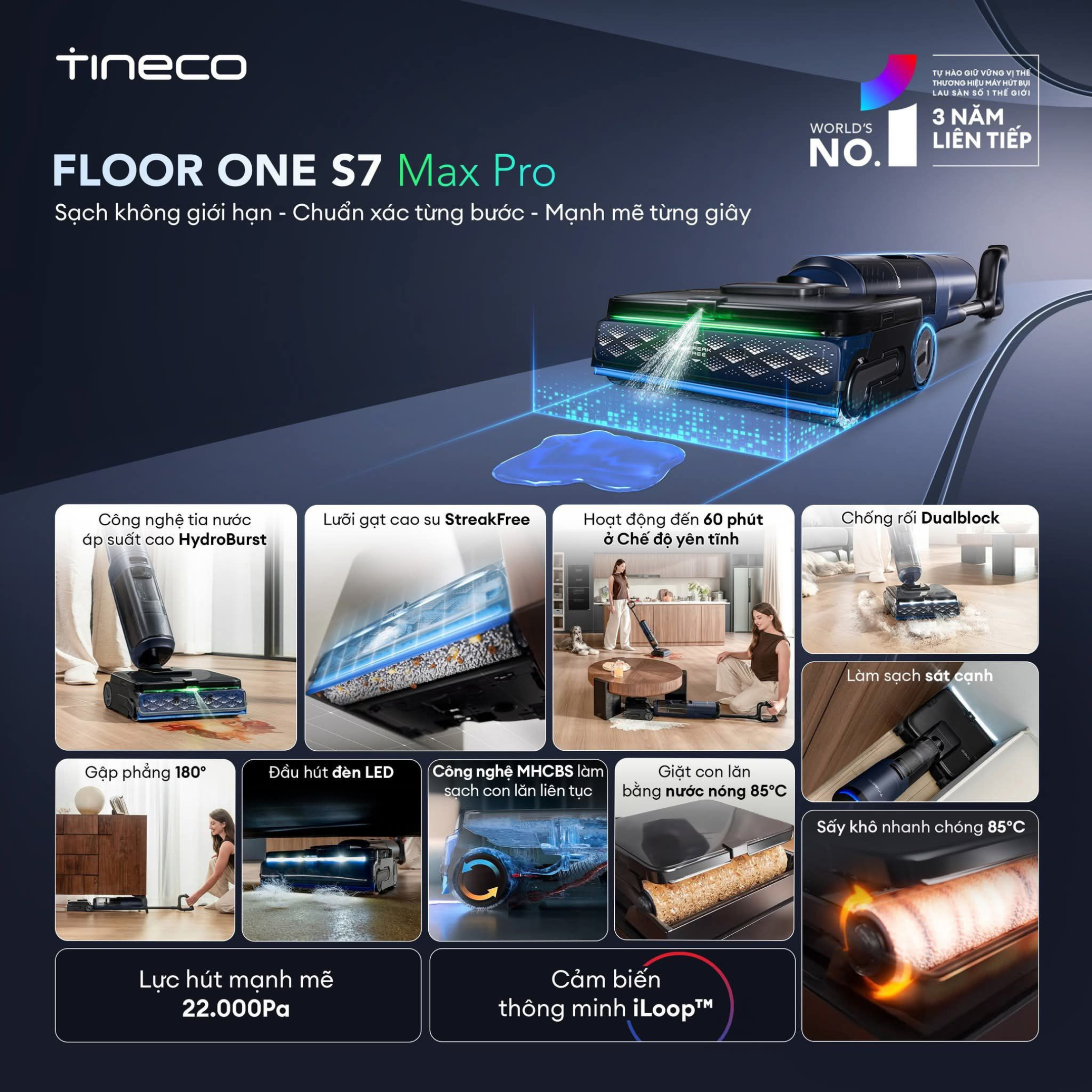 Tineco FLOOR ONE S7 Max Pro - BH 24Th