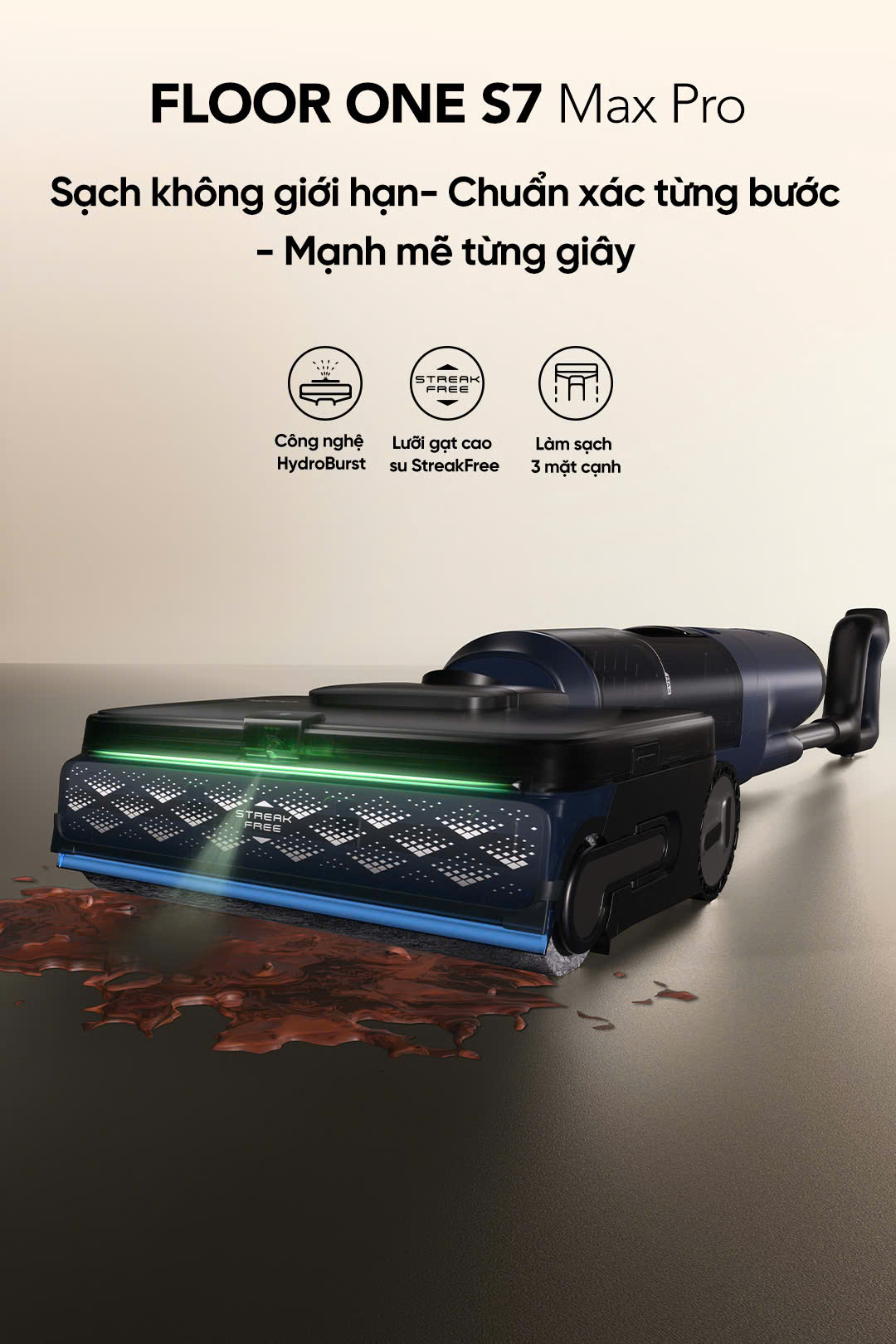 Tineco FLOOR ONE S7 Max Pro - giới thiệu nhanh