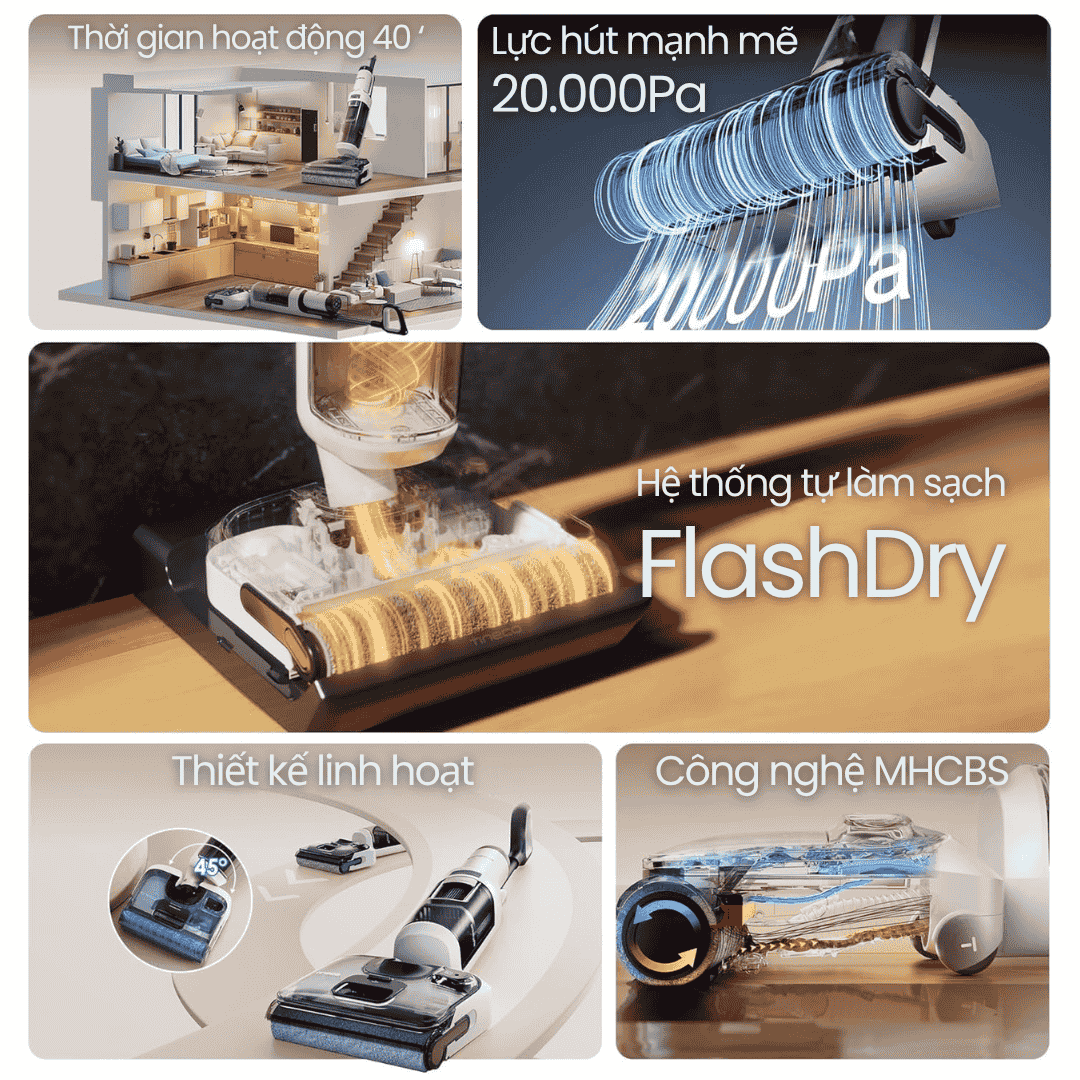 Tineco Floor One S6 Stretch Pro Gen 2 – BH 12 Th