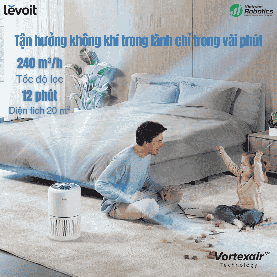 Levoit Core® 300S - Cho Phòng 50m² - BH 24 Th