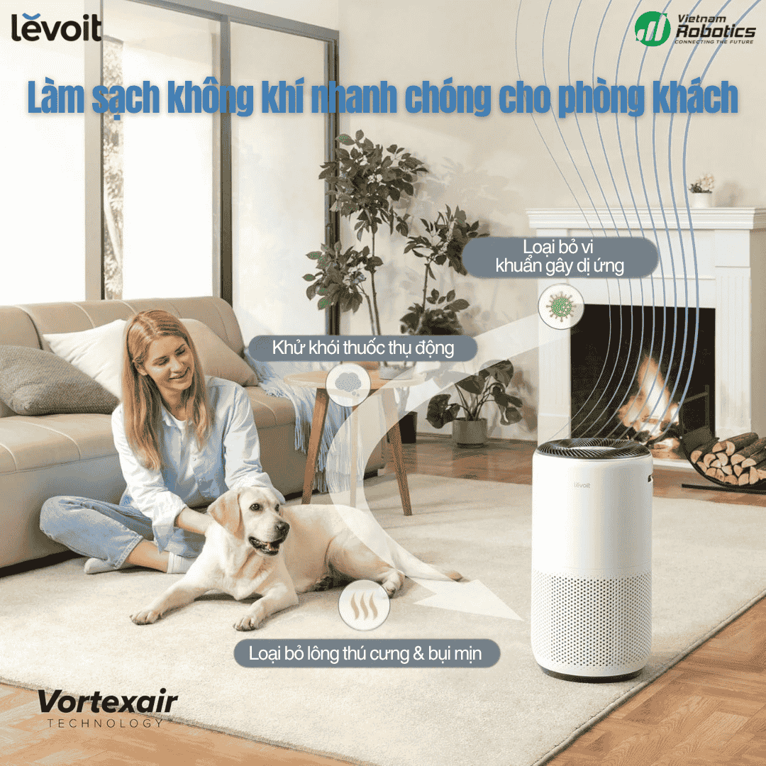 Levoit Core® 400S - Cho Phòng 92m² - BH 24 Th