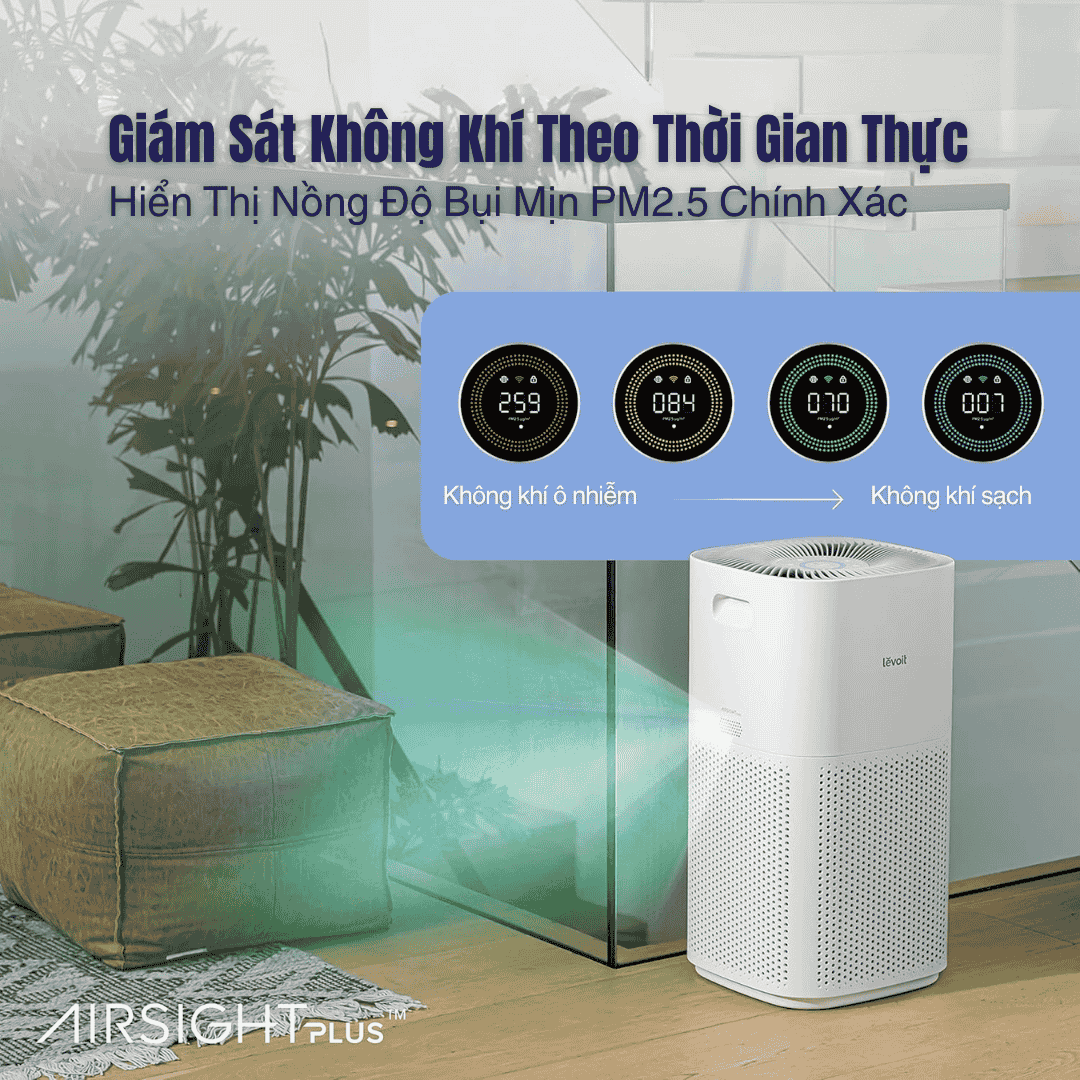 Levoit Core® 600S - Cho Phòng 147m² - BH 24 Th