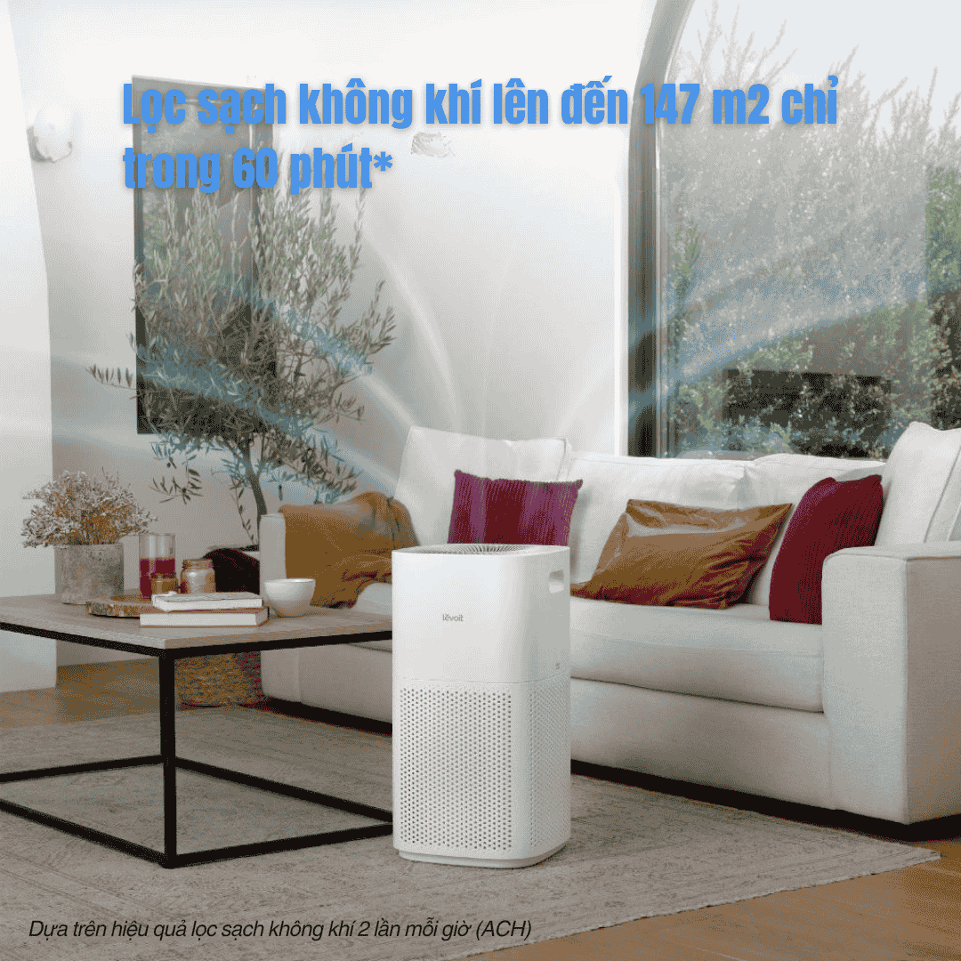 Levoit Core® 600S - Cho Phòng 147m² - BH 24 Th