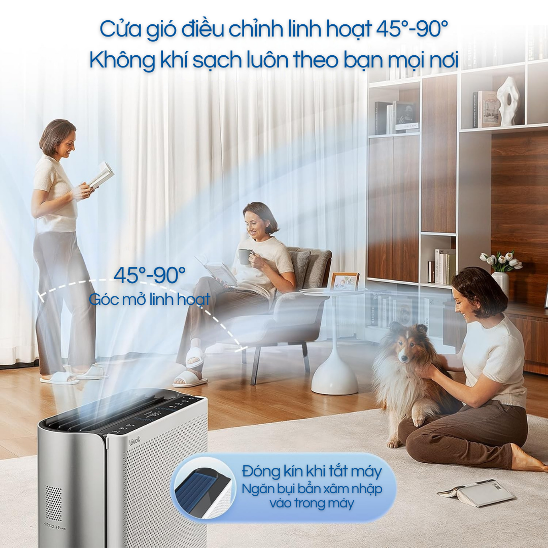 Levoit EverestAir – Luồng gió thông minh – Không khí sạch “đi theo bạn”