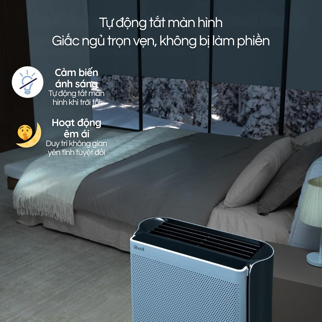 Levoit EverestAir – Vận hành êm ái – Tối ưu giấc ngủ