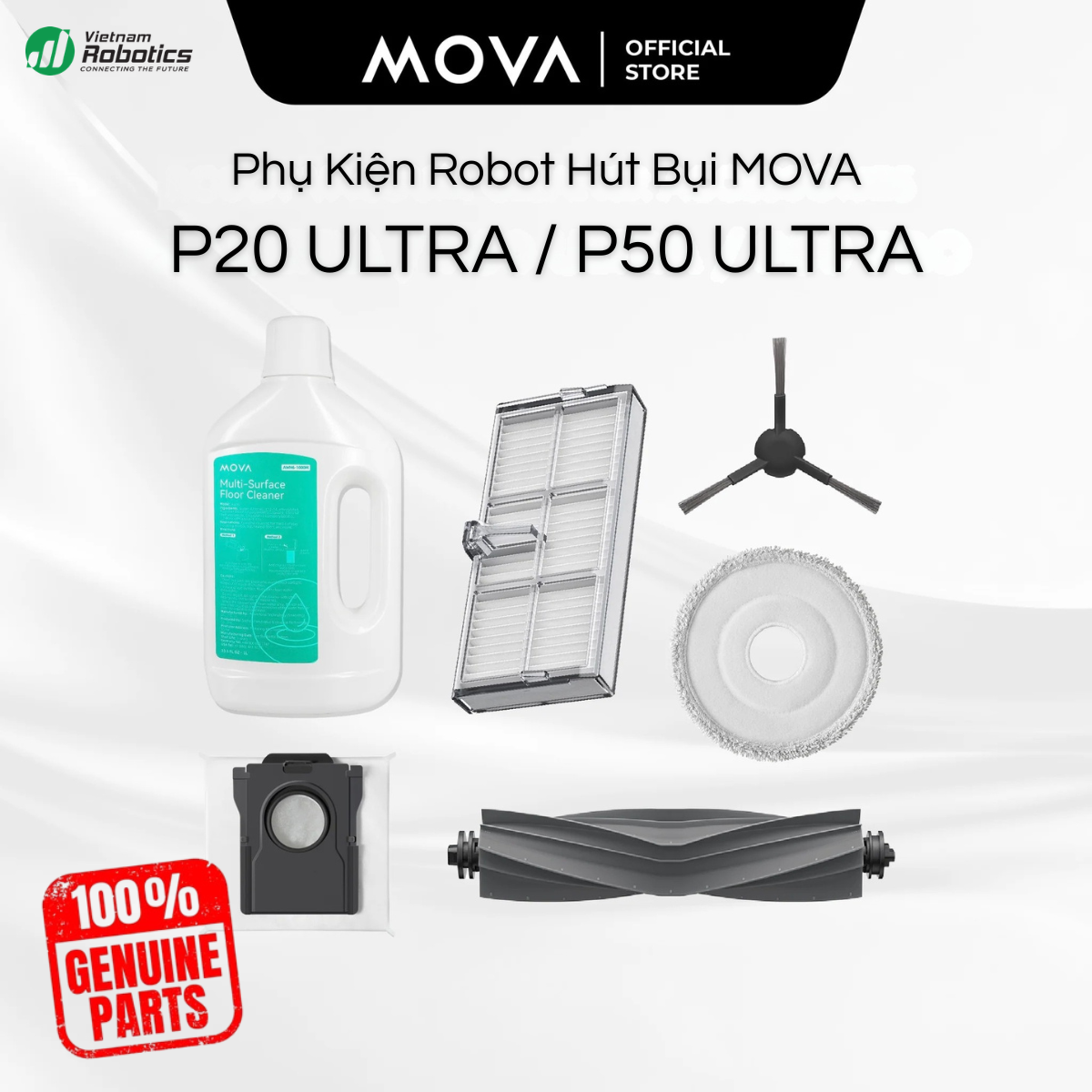Bộ Phụ kiện MOVA P50 Ultra chính hãng