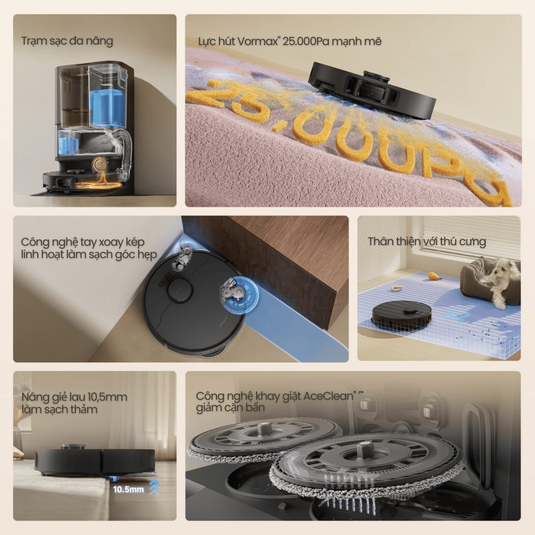 Robot hút bụi au nhà Dreame L10s Ultra Gen 3