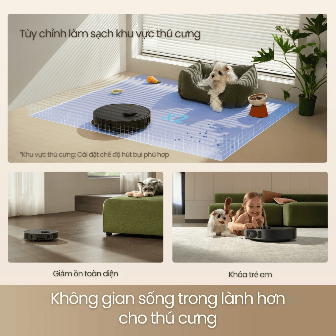 Làm sạch nhà có thú cưng hiệu quả – Giảm rụng lông, giảm dị ứng