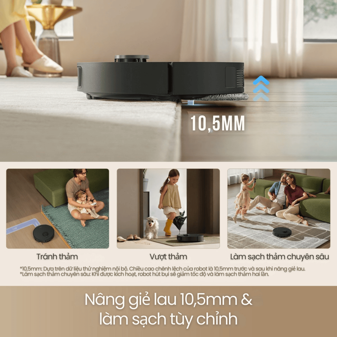 Chăm sóc thảm chuyên sâu - 4 chế độ làm sạch riêng biệt