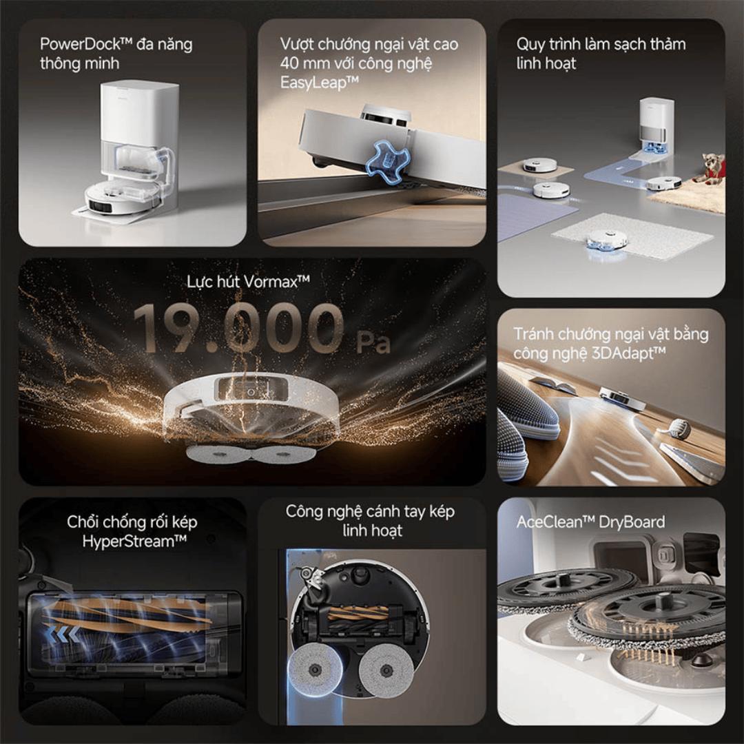 Dreame L40s Ultra - Robot Hút Bụi Lau Nhà Thông Minh Cho Ngôi Nhà Sạch Bóng