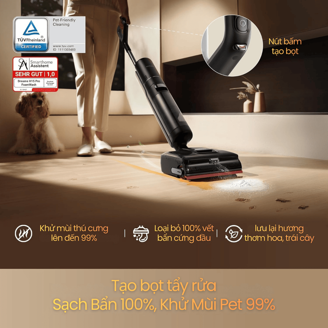 Công nghệ FoamWash đầu tiên trên thế giới