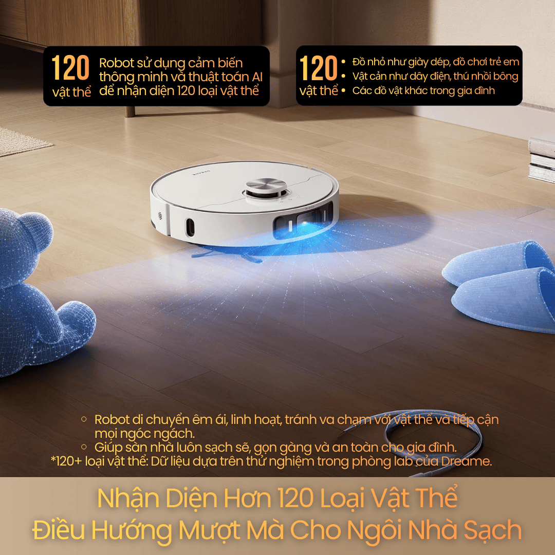 Dreame L40s Ultra sở hữu công nghệ nhận diện thông minh