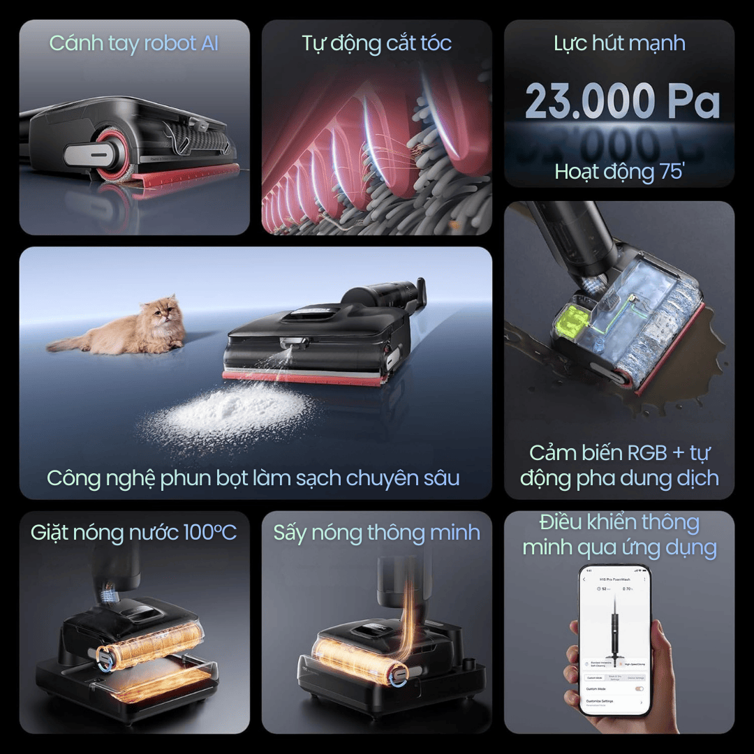 Dreame H15 Pro FoamWash - ưu điểm nổi bật