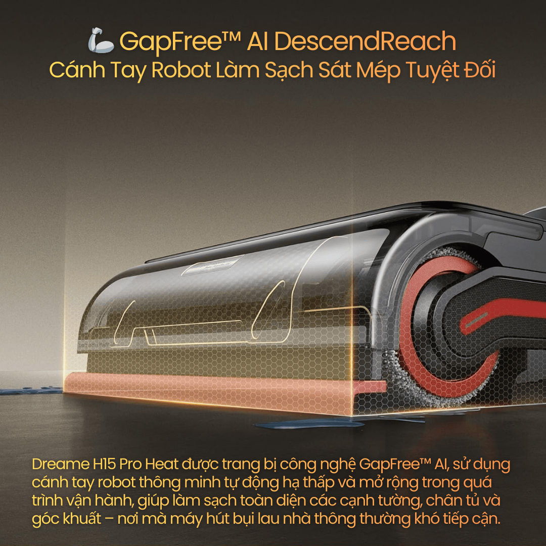 Cánh Tay Robot Làm Sạch Sát Mép Tuyệt Đối