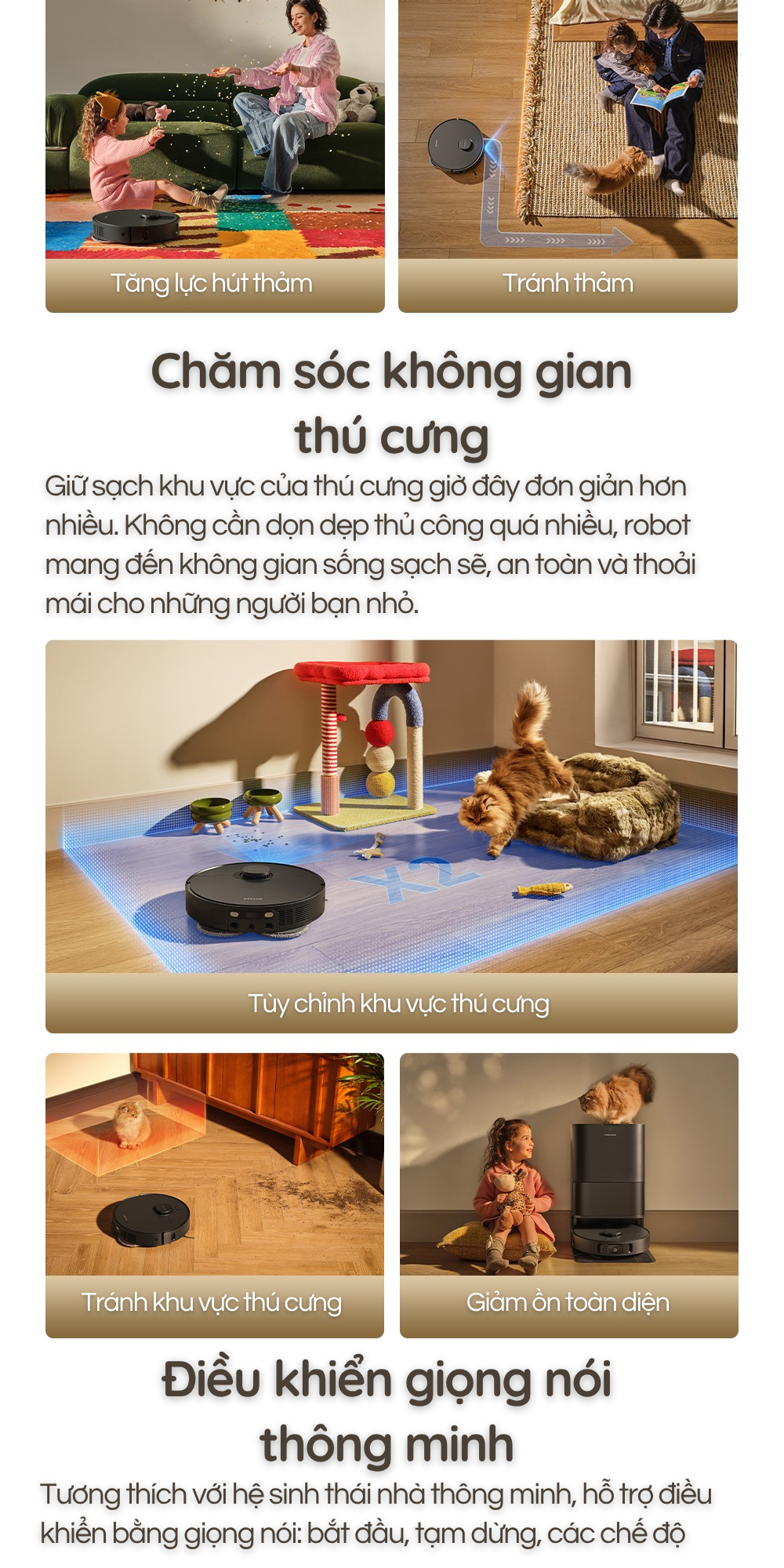 Chăm sóc không gian thú cưng