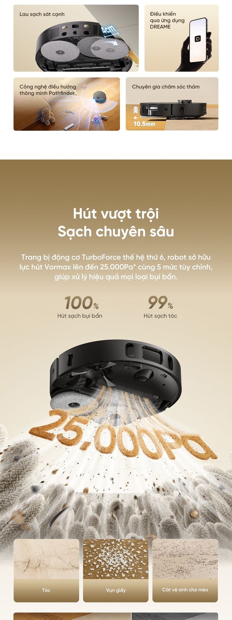 những ưu điểm vượt trội của dreame d30 ultra