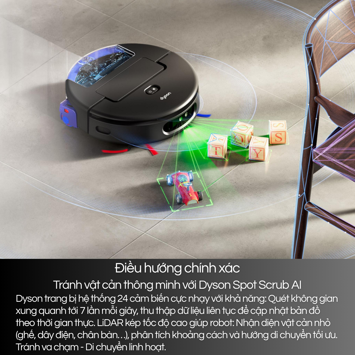 robot hút bụi thông minh, robot hút bụi Dyson, robot lau nhà tránh vật cản, robot hút bụi lidar, robot hút bụi cao cấp 2026