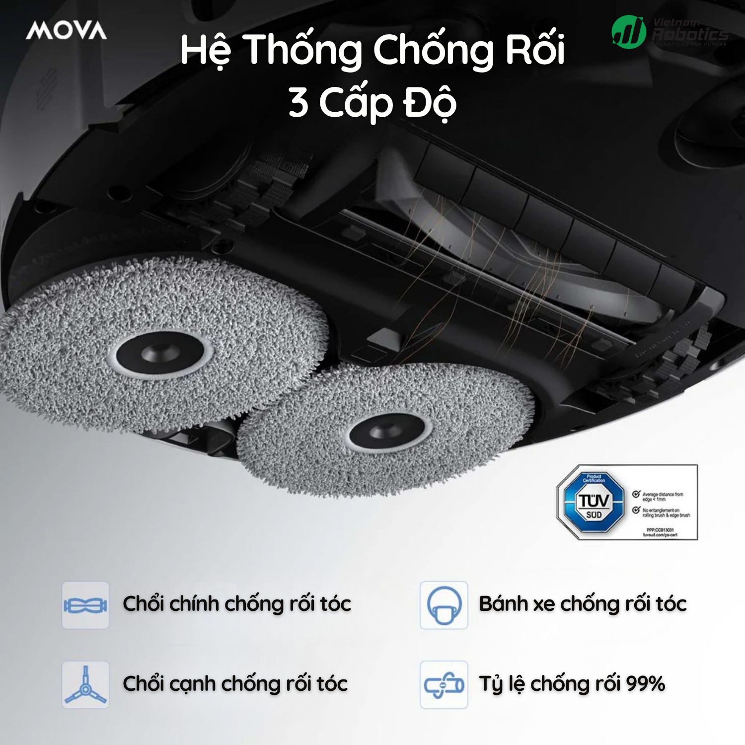 Hệ thống chống rối tóc 3 lớp – Giải pháp cho nhà nhiều tóc và thú cưng