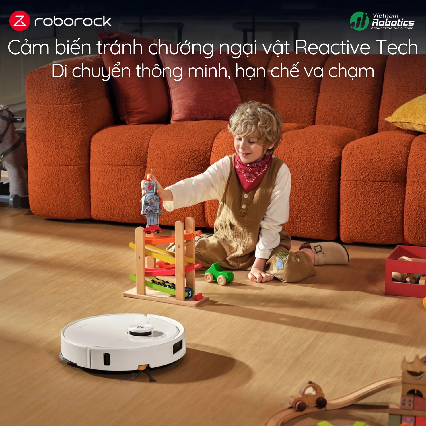 Cảm biến tránh chướng ngại vật Reactive Tech Di chuyển thông minh, hạn chế va chạm