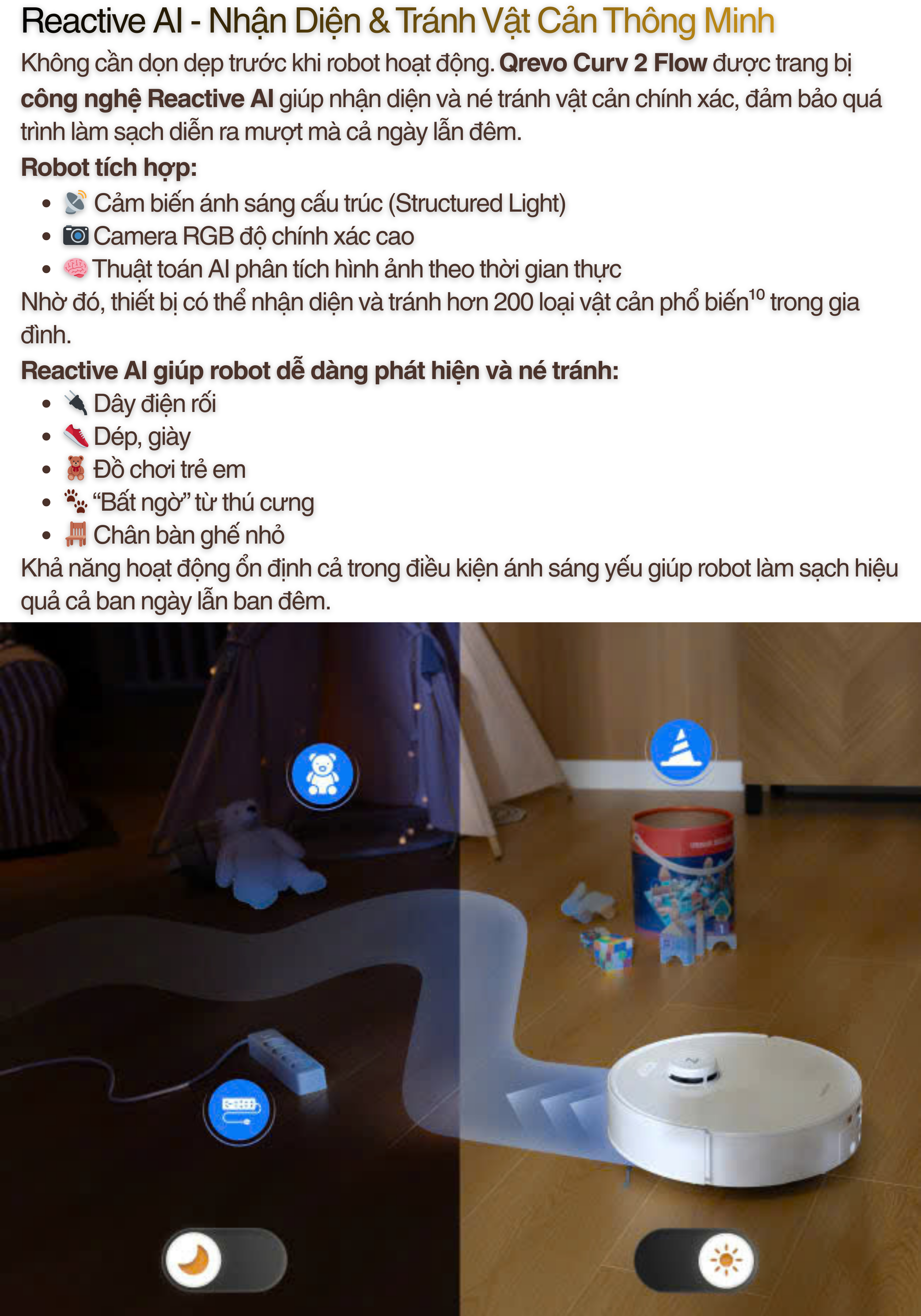 Reactive AI - Nhận Diện & Tránh Vật Cản Thông Minh