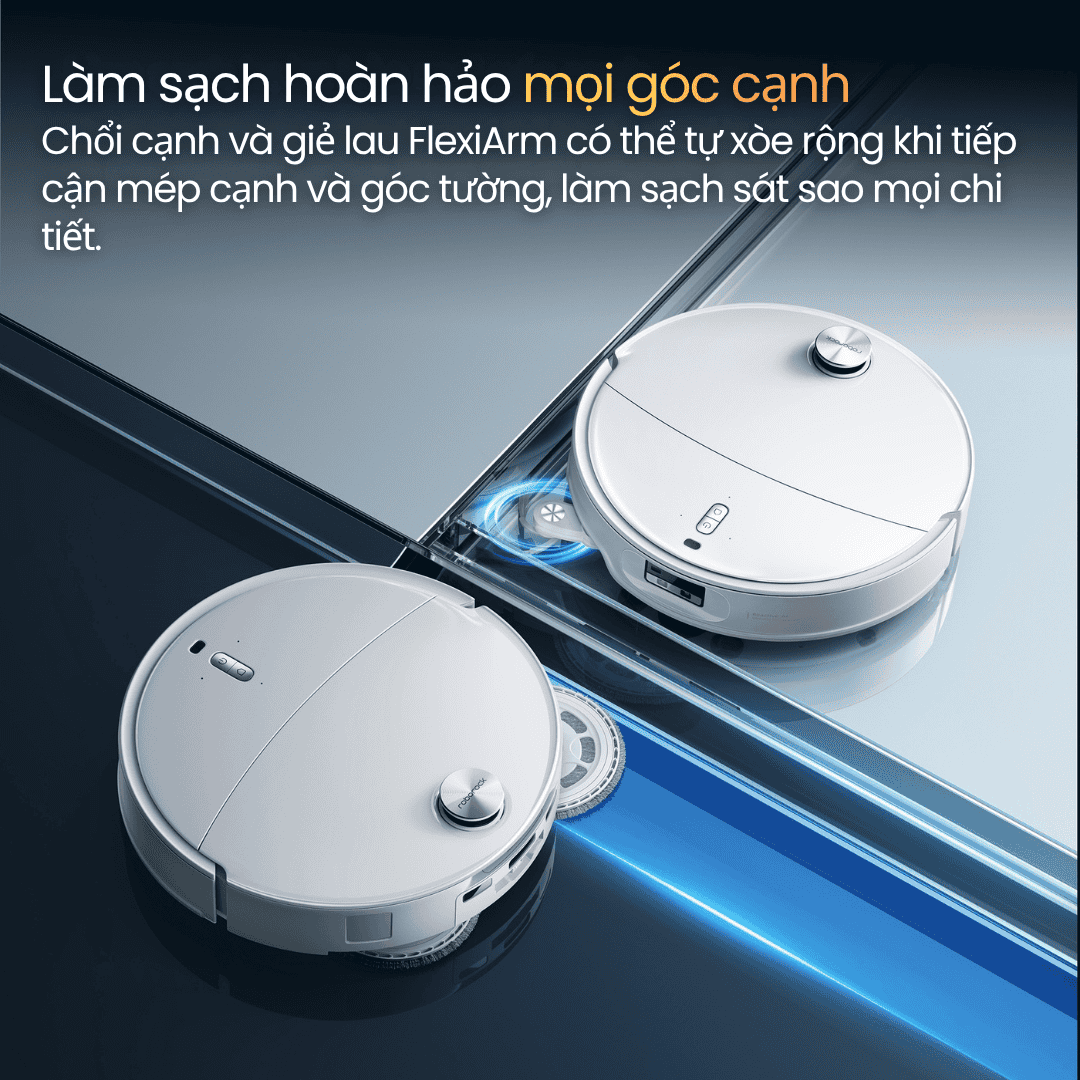 FlexiArm™ & DuoDivide™ - Làm sạch triệt để mọi góc cạnh