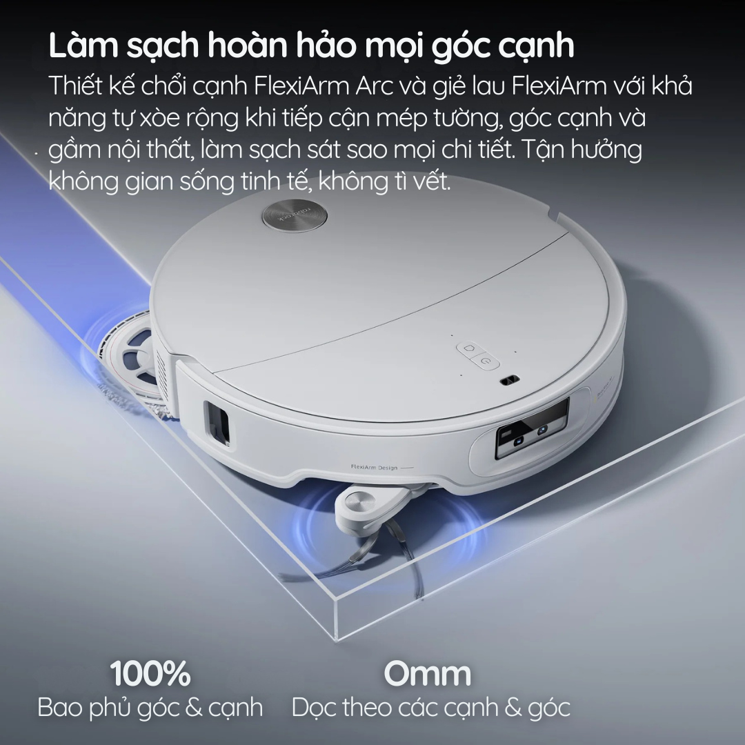 FlexiArm - Làm sạch sát mép, không bỏ sót 