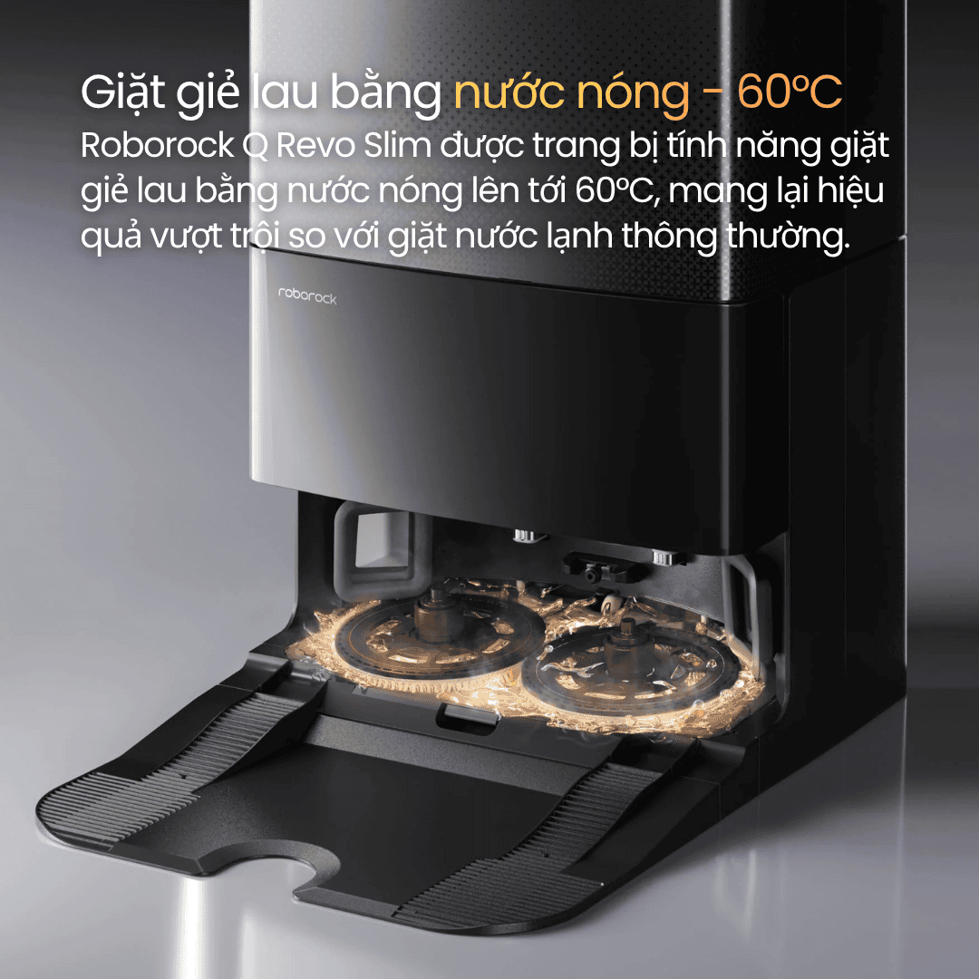 Qrevo Slim - Tự động giặt khăn bằng nước nóng