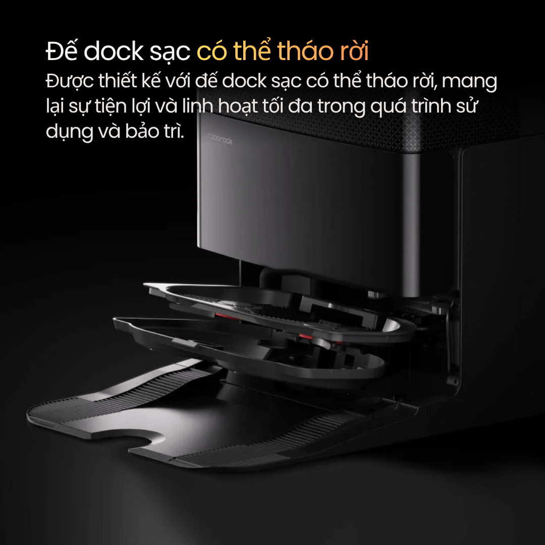 Đế giặt dễ dàng tháo rời để vệ sinh định kỳ