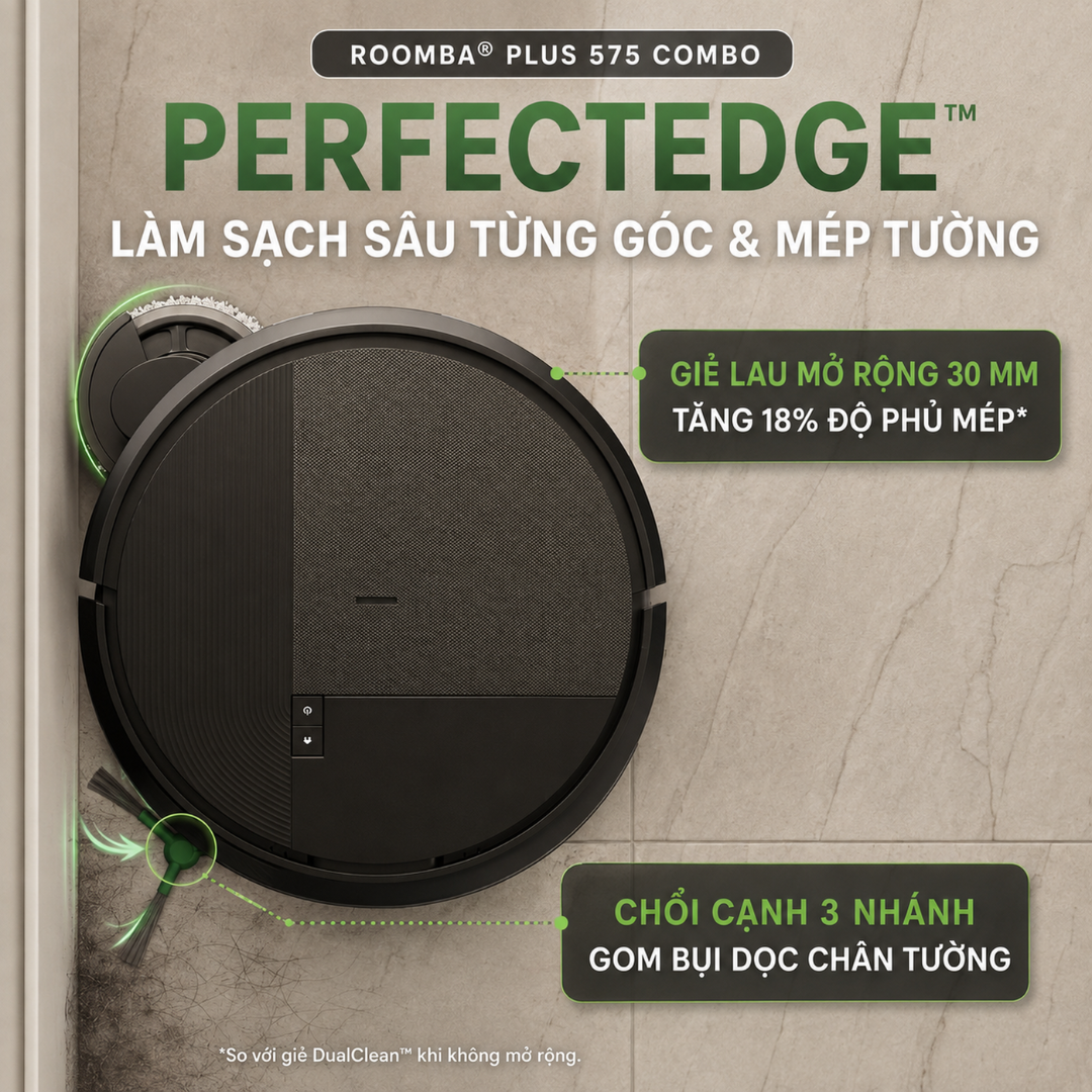 PerfectEdge™ mở rộng giẻ 30 mm để lau sát chân tường