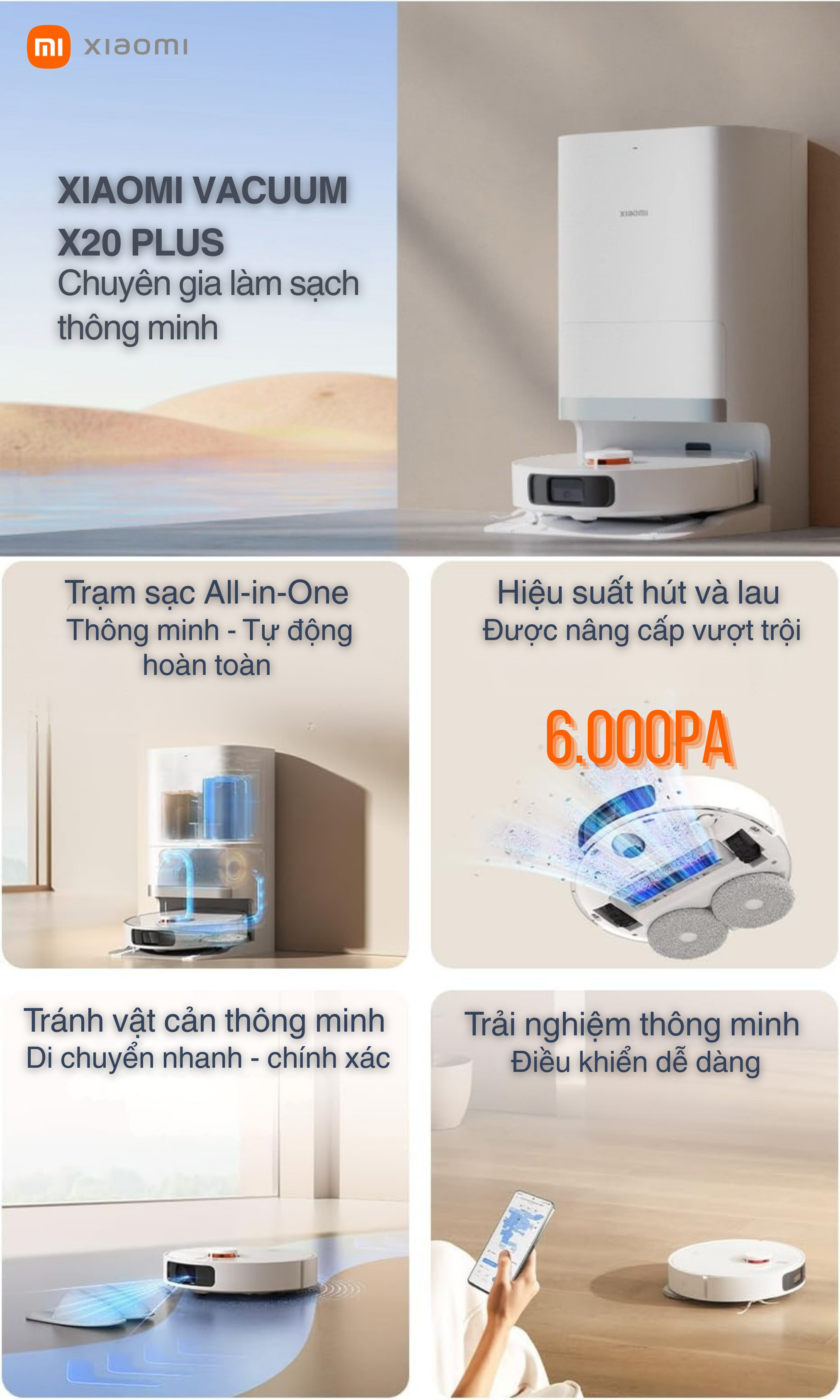 Xiaomi Vacuum X20+ - BH 12 th