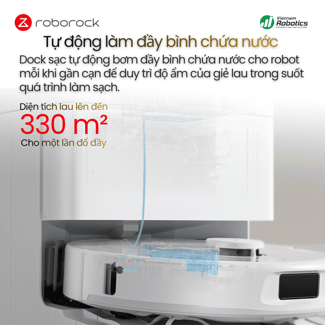 Qrevo 5AE - tự động cấp nước cho robot