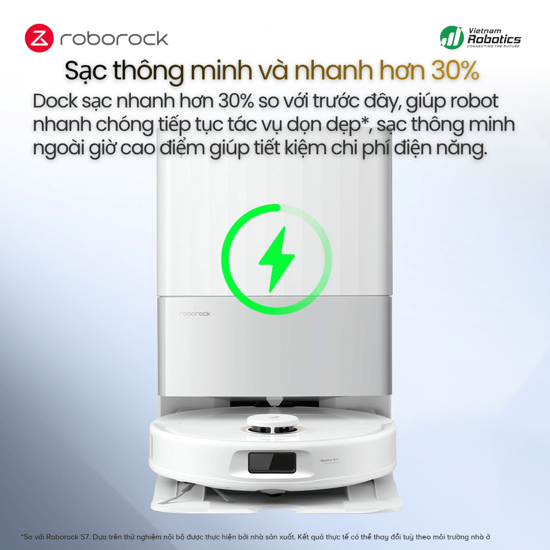 Qrevo 5AE - sạc thông minh, nhanh hơn 30%