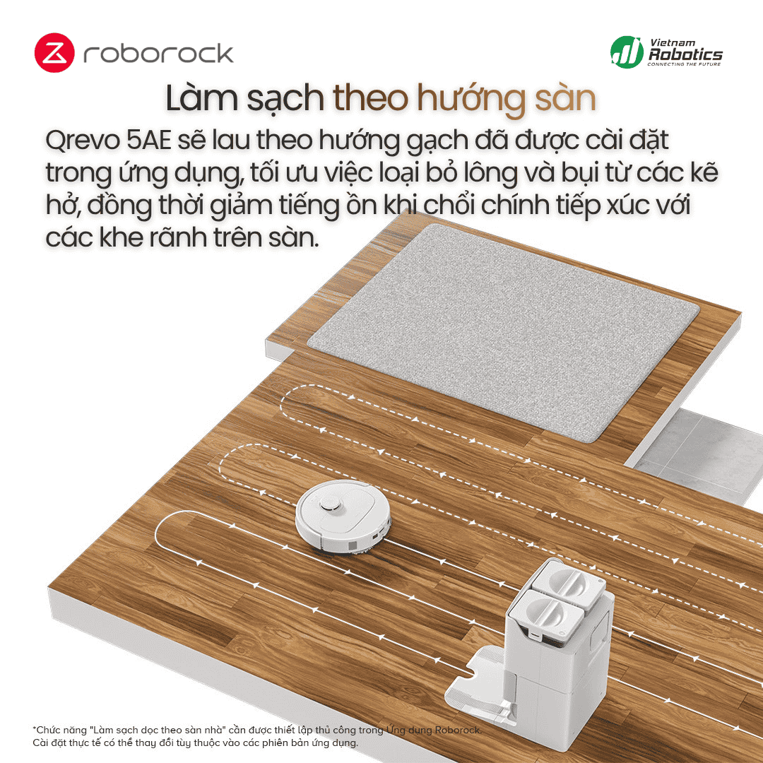 thiết lập chế độ riêng cho từng loại sàn hoặc phòng