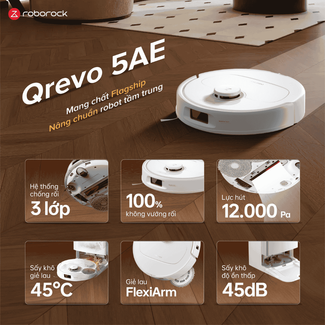 Roborock Qrevo 5AE - BH 24 Th