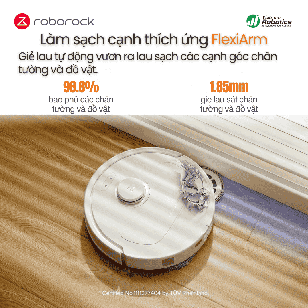 Qrevo 5AE - FlexiArm - Làm Sạch Góc Cạnh 98,8%