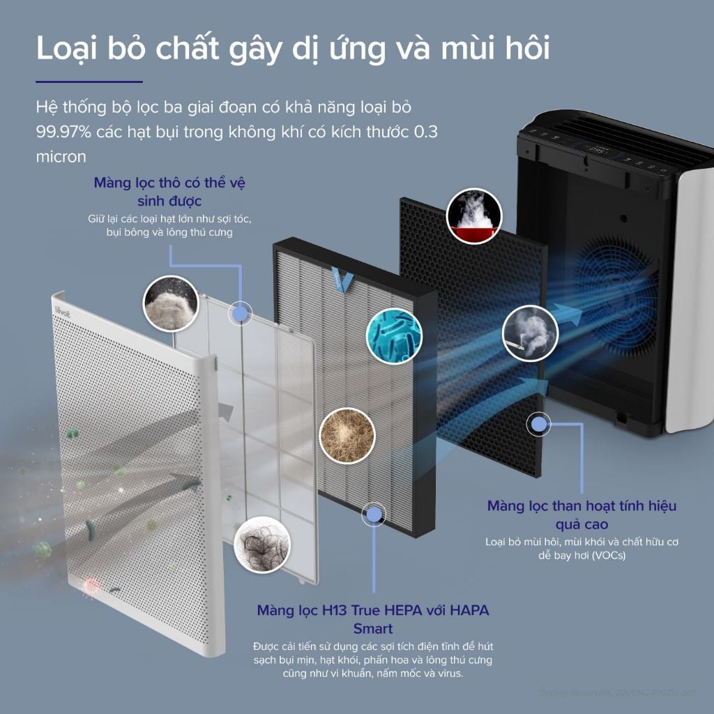 Levoit EverestAir – Máy lọc không khí phòng 100m² - BH 24 Th